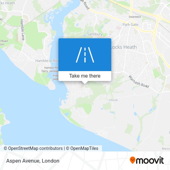 Aspen Avenue map