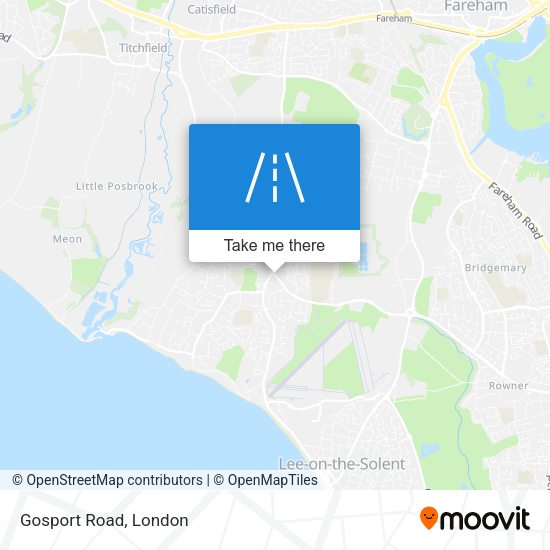 Gosport Road map