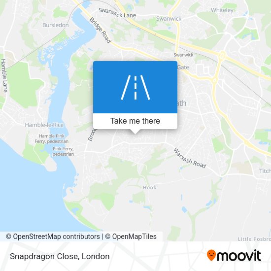 Snapdragon Close map