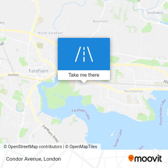 Condor Avenue map