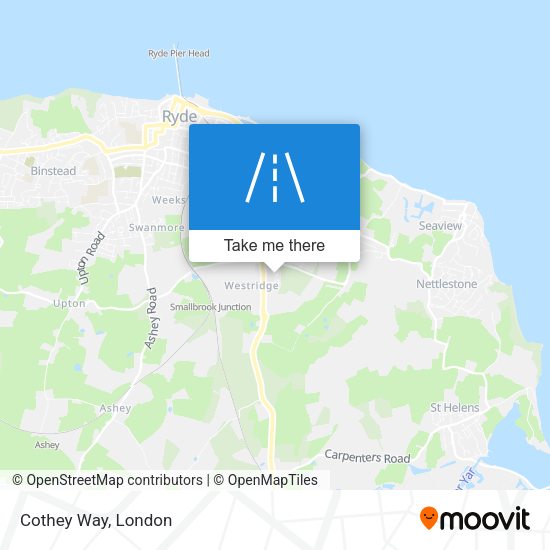 Cothey Way map