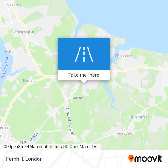 Fernhill map