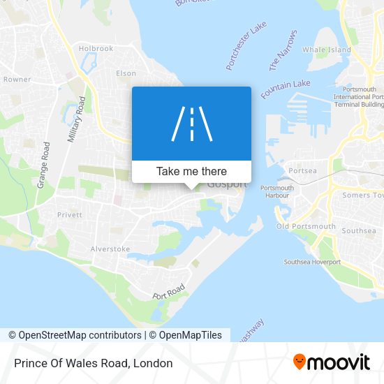 Prince Of Wales Road map
