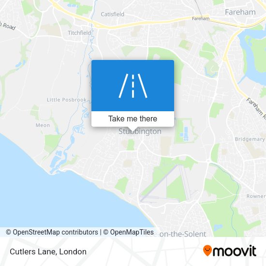 Cutlers Lane map