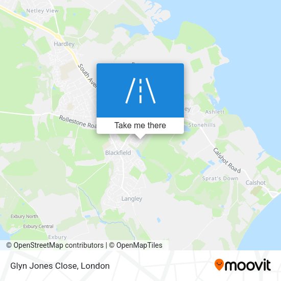 Glyn Jones Close map