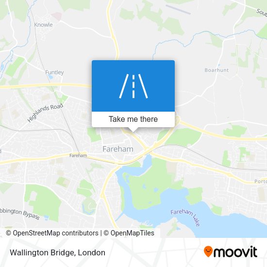 Wallington Bridge map