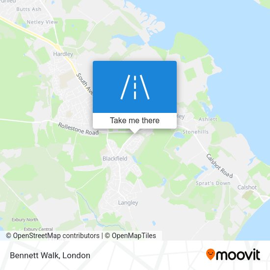 Bennett Walk map