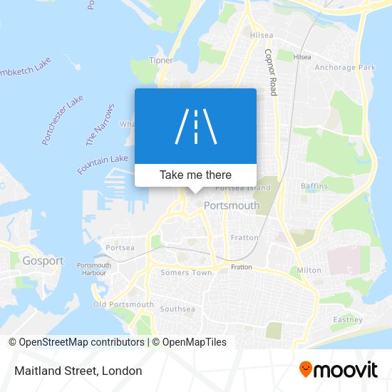 Maitland Street map