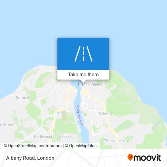 Albany Road map