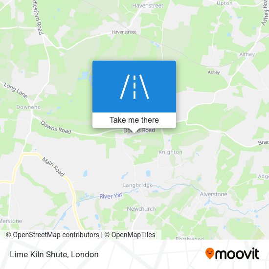 Lime Kiln Shute map