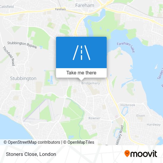Stoners Close map