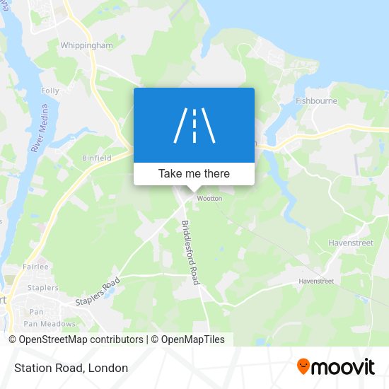 Station Road map