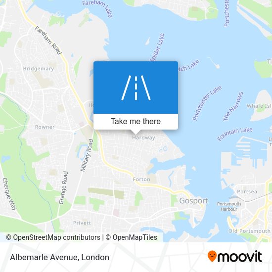 Albemarle Avenue map