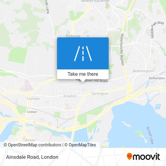 Ainsdale Road map