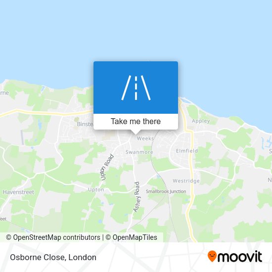 Osborne Close map