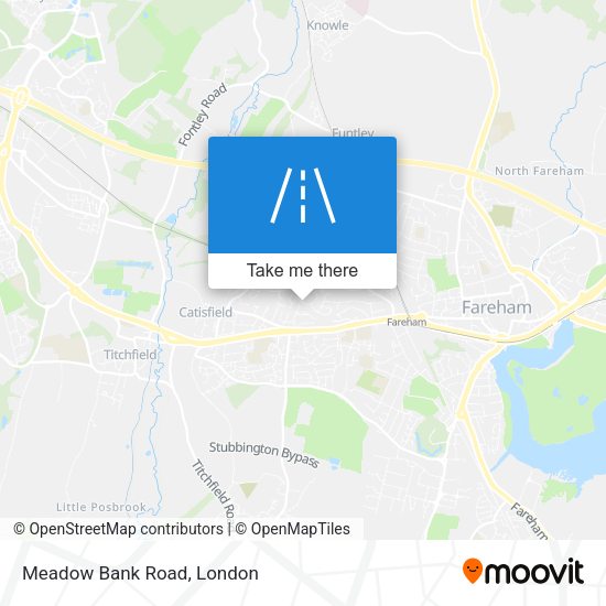 Meadow Bank Road map