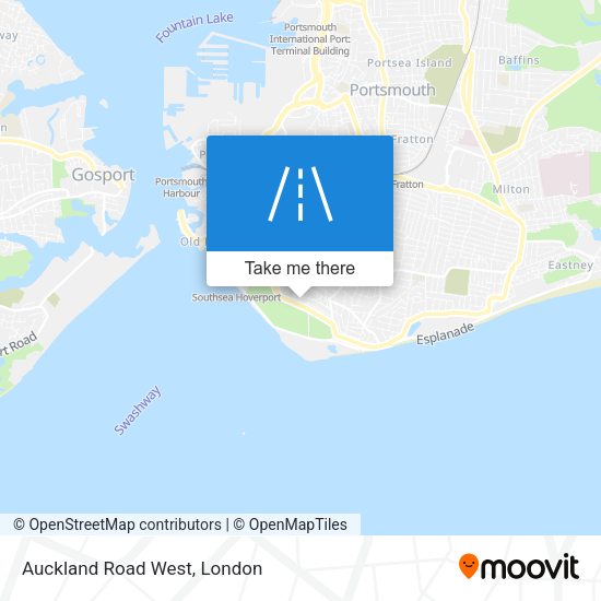 Auckland Road West map