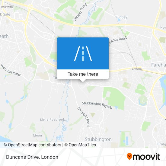 Duncans Drive map