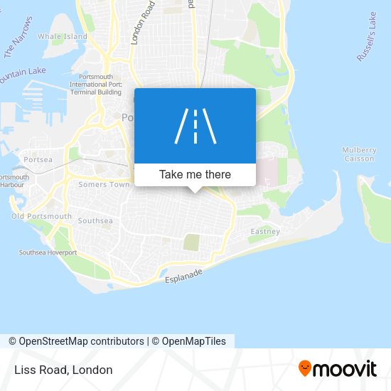 Liss Road map