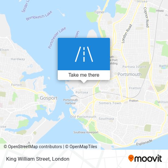 King William Street map