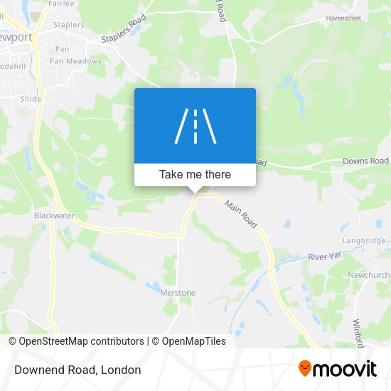 Downend Road map