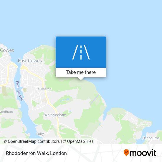 Rhododenron Walk map