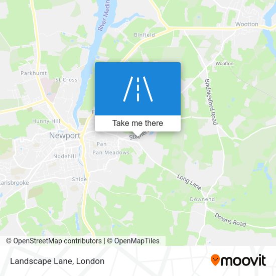 Landscape Lane map
