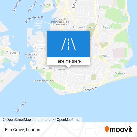 Elm Grove map