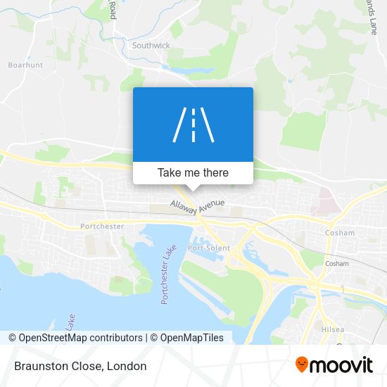 Braunston Close map