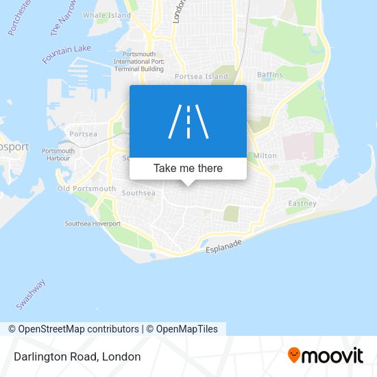 Darlington Road map