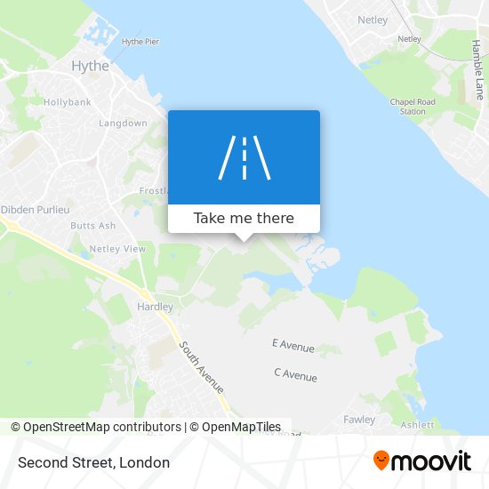 Second Street map