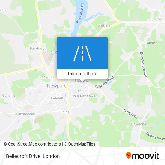 Bellecroft Drive map
