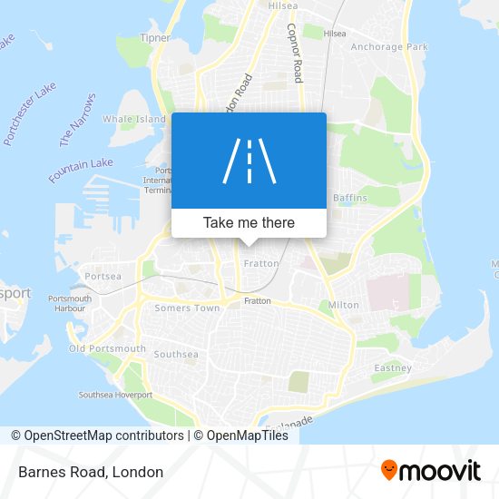 Barnes Road map