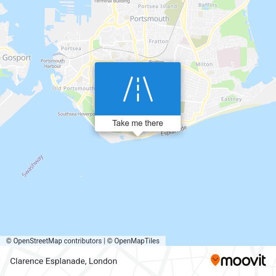 Clarence Esplanade map