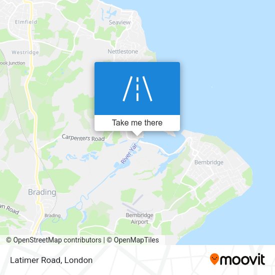 Latimer Road map