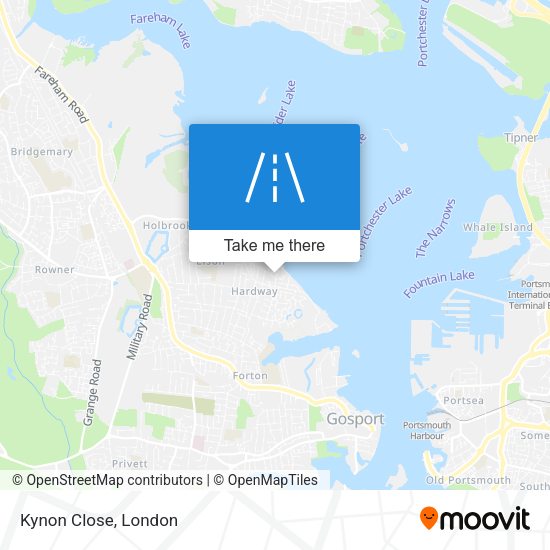 Kynon Close map