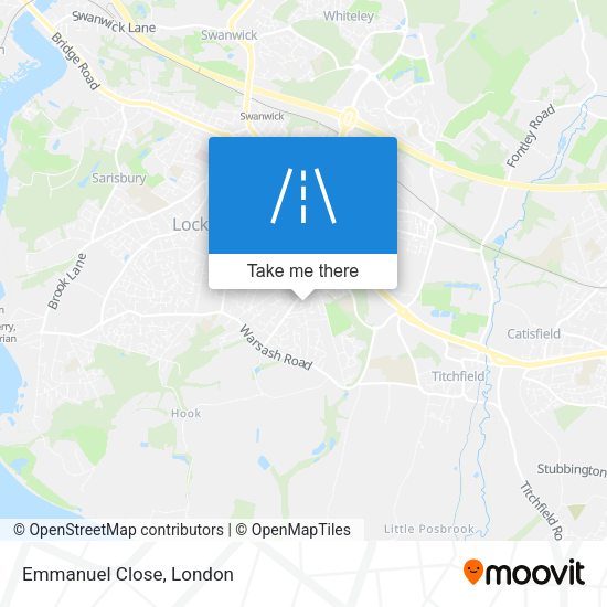 Emmanuel Close map