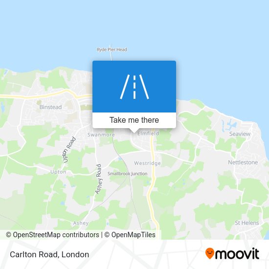 Carlton Road map