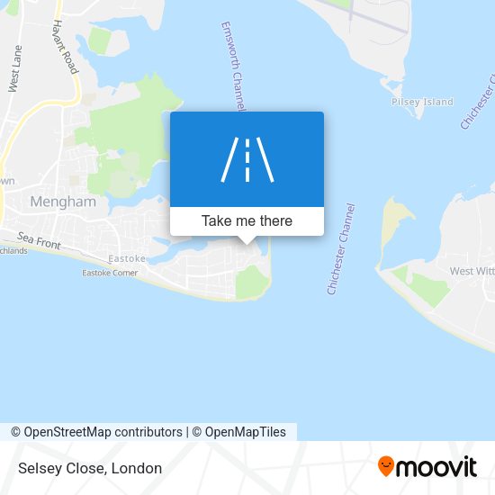 Selsey Close map