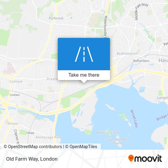 Old Farm Way map