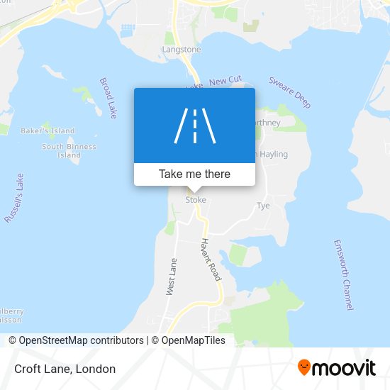 Croft Lane map