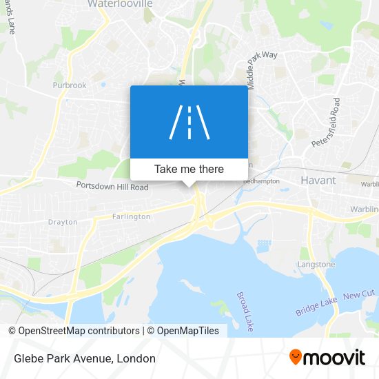 Glebe Park Avenue map