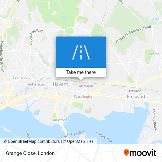 Grange Close map