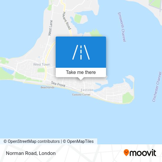 Norman Road map