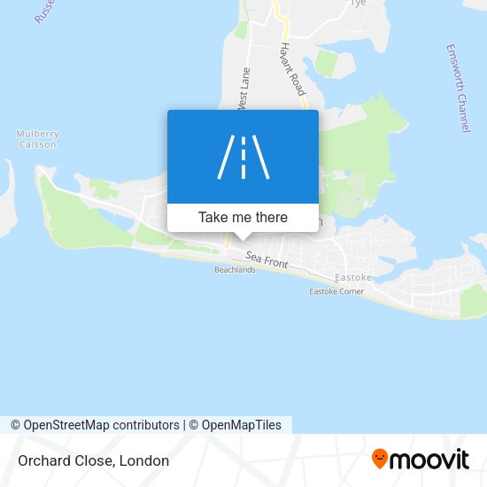 Orchard Close map