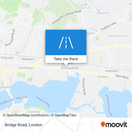 Bridge Road map