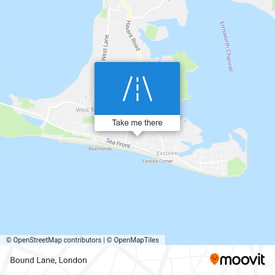 Bound Lane map