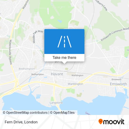 Fern Drive map