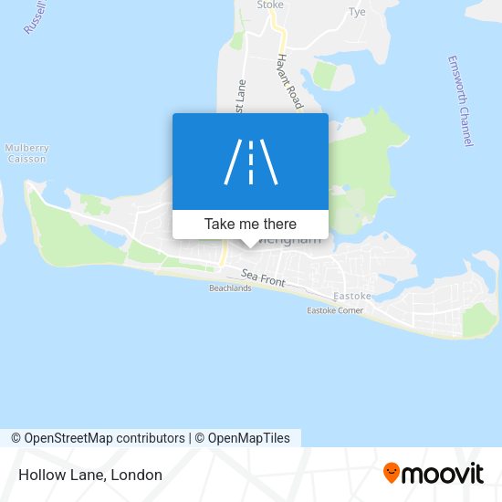 Hollow Lane map