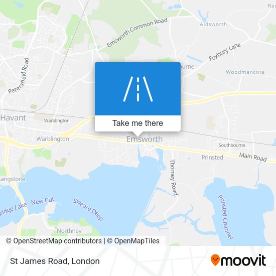 St James Road map